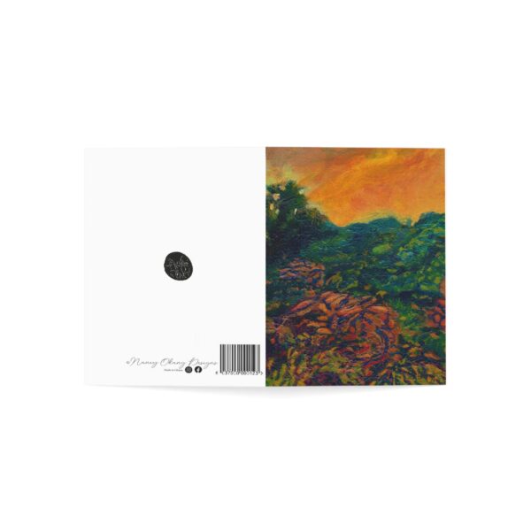 10070950165306531965_2048.jpeg Nature inspired Greeting Cards - Cassava in the Field - Vibrant Nature Landscape Note Card (10, 30, and 50pcs)