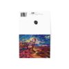 Abstract beachscape Greeting Cards - Vibrant Coastal Sunset - Handcrafted Note Card of a Colorful Seaside Landscape (10, 30, and 50pcs)