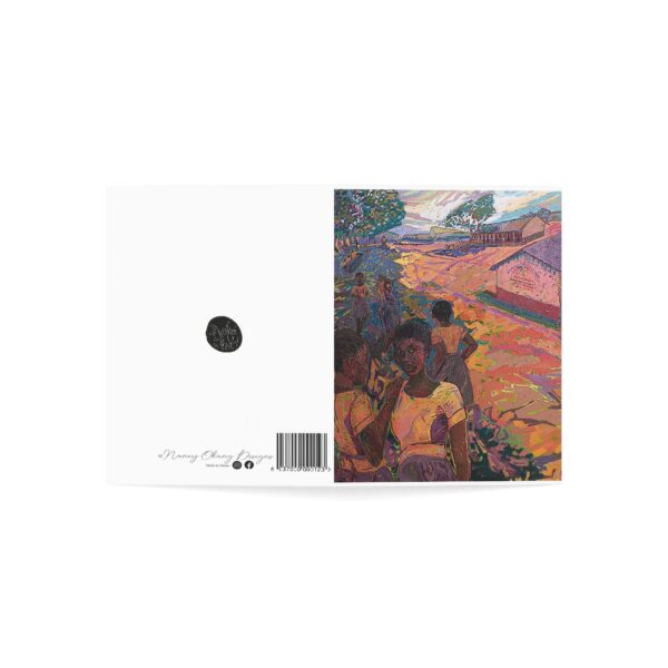 Mercy and Me Greeting Cards - Vibrant Field Note Card - Colorful Landscape Art Greeting Card(10, 30, and 50pcs)