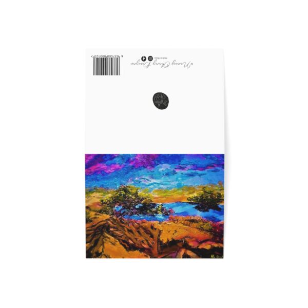5112199680166752785_2048.jpeg Landscape Greeting Cards - Firewood by a Pond - Vibrant Landscape Note Card for All Occasions (10, 30, and 50pcs)